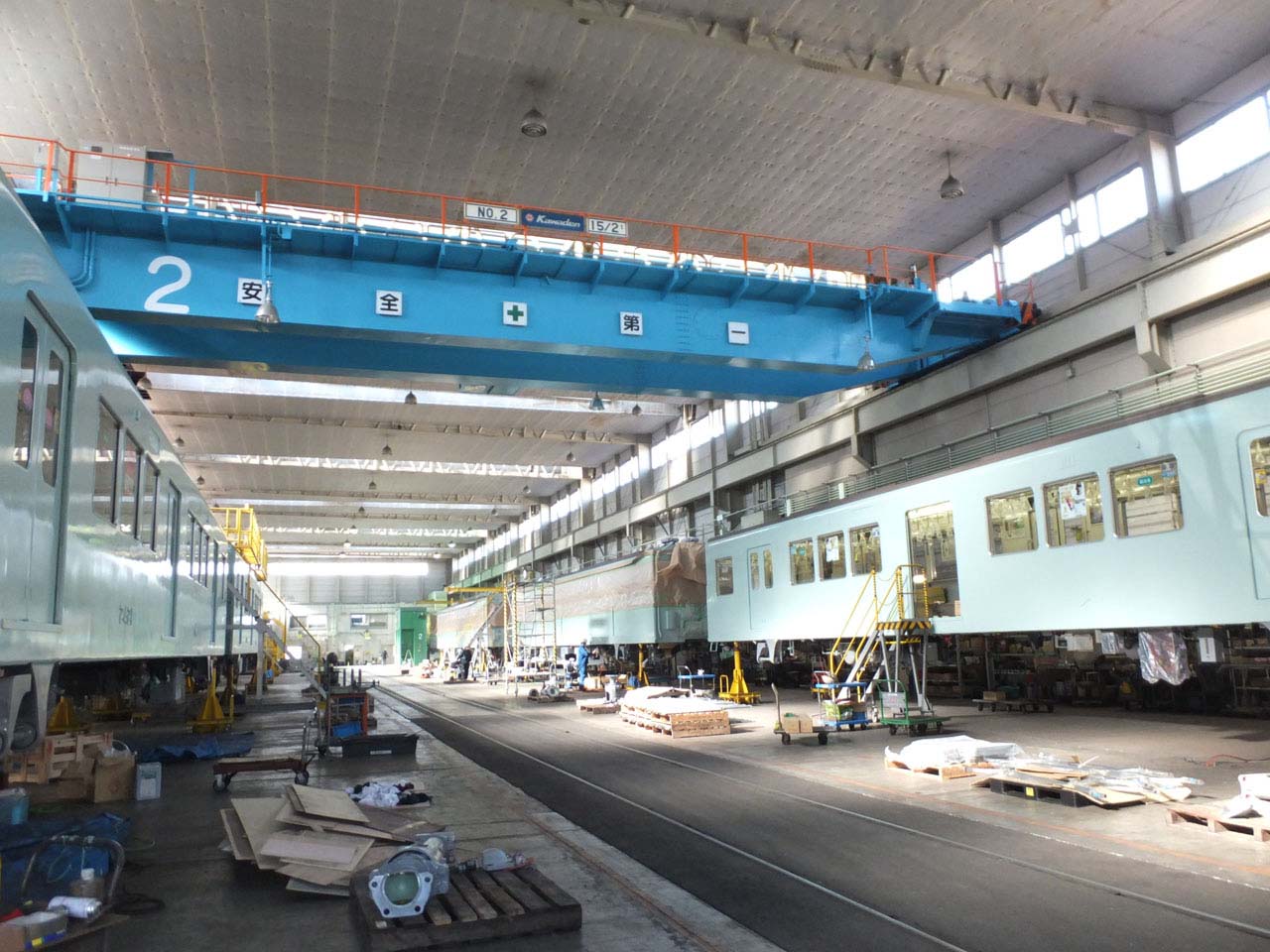 神戸市営地下鉄名谷車両基地