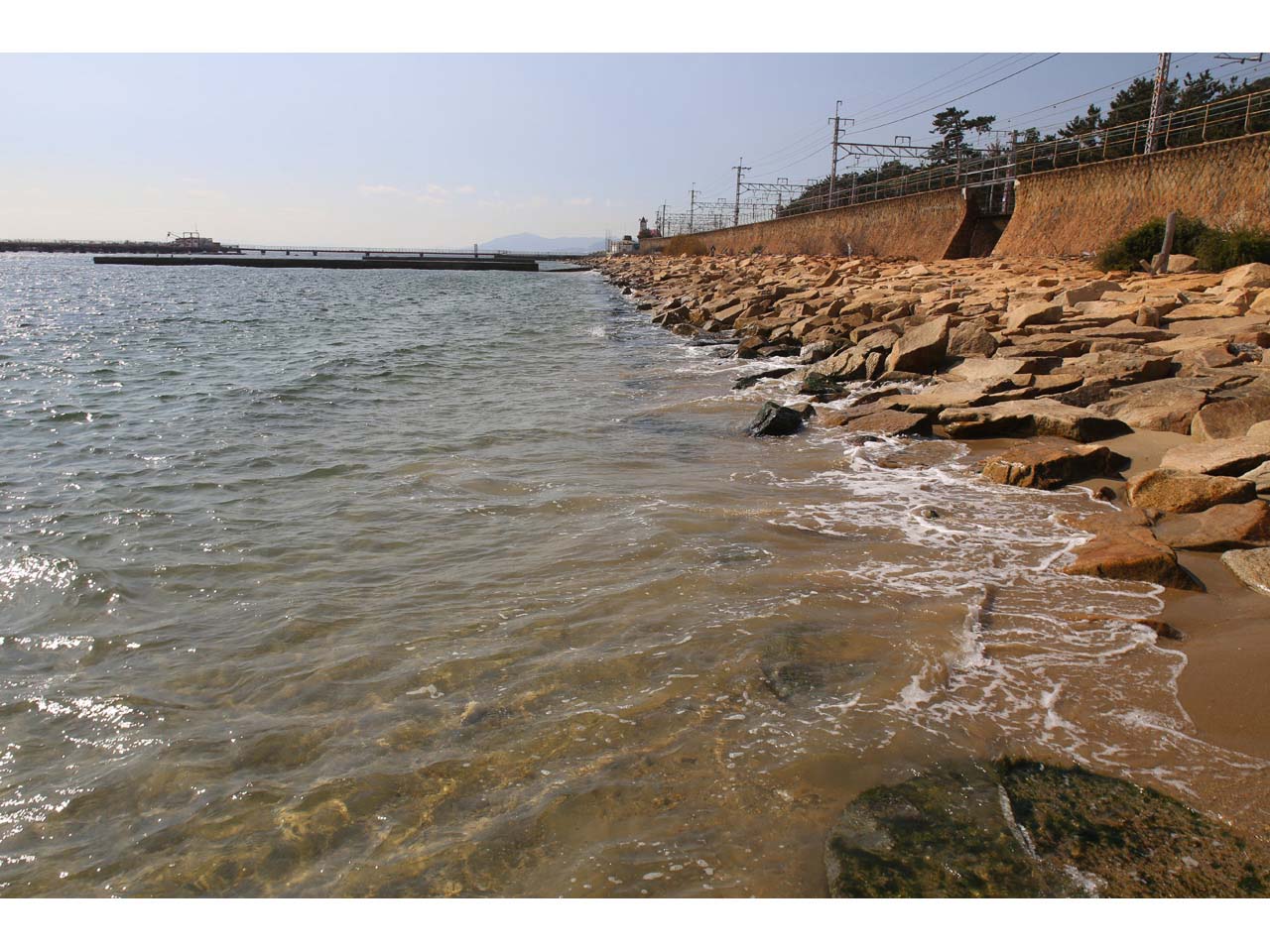 一ノ谷町ベルトコンベア埠頭跡