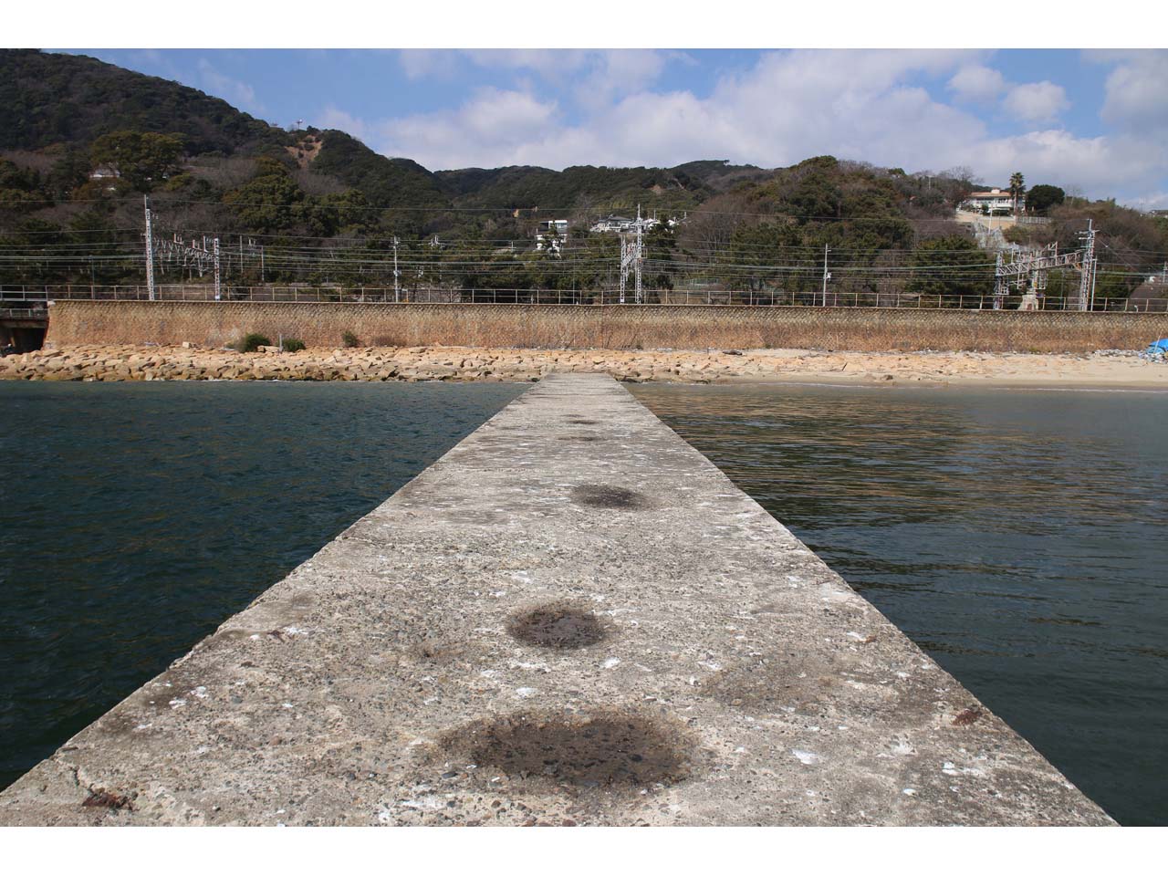 一ノ谷町ベルトコンベア埠頭跡
