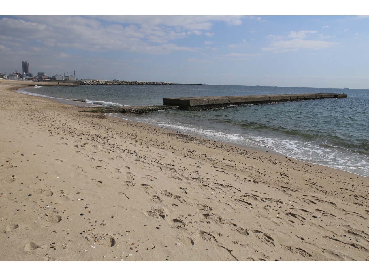 一ノ谷町ベルトコンベア埠頭跡