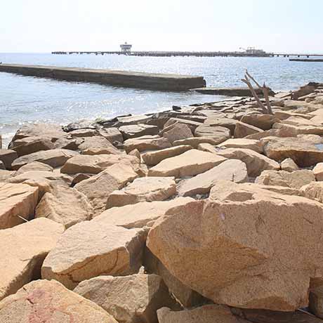 一ノ谷町ベルトコンベア埠頭跡
