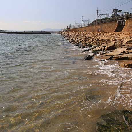 一ノ谷町ベルトコンベア埠頭跡