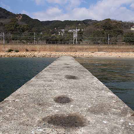 一ノ谷町ベルトコンベア埠頭跡