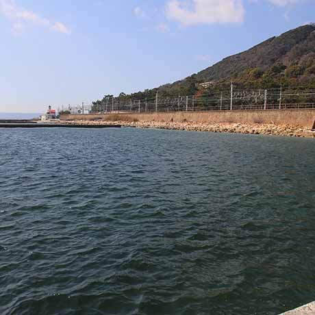 一ノ谷町ベルトコンベア埠頭跡
