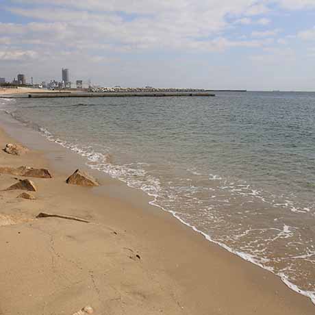 一ノ谷町ベルトコンベア埠頭跡